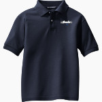 Manhattan Christian Thunder Port Authority Youth Silk Touch Polo Front Thumbnail