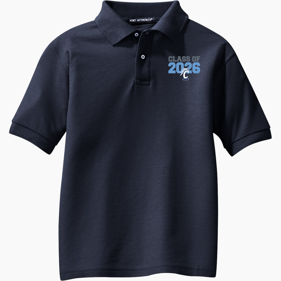 CLEARWATER HIGH SCHOOL INDIANS <span class="pdp-name-mascot">CLEARWATER INDIANS</span> Port Authority Youth Silk Touch Polo