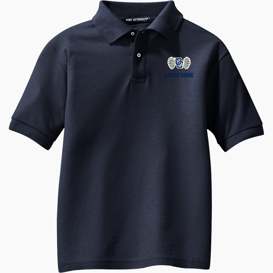 Decatur Central Hawks <span class="pdp-name-mascot">Decatur Central Hawks</span> Port Authority Youth Silk Touch Polo
