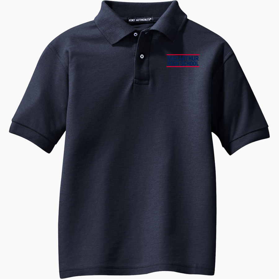 MacArthur Generals <span class="pdp-name-mascot">MACARTHUR HIGH SCHOOL Generals</span> Port Authority Youth Silk Touch Polo