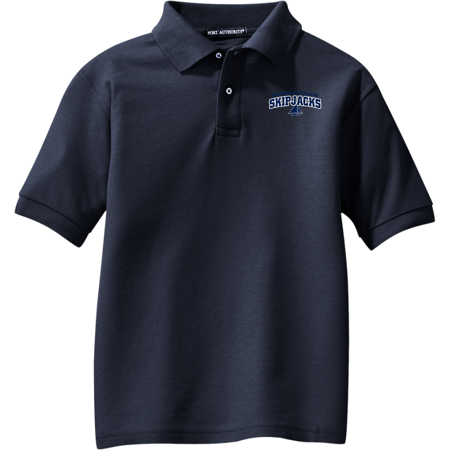 Chesapeake College Skipjacks <span class="pdp-name-mascot">Chesapeake Skipjacks</span> Port Authority Youth Silk Touch Polo
