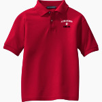 Jupiter Christian Eagles Port Authority Youth Silk Touch Polo Front Thumbnail