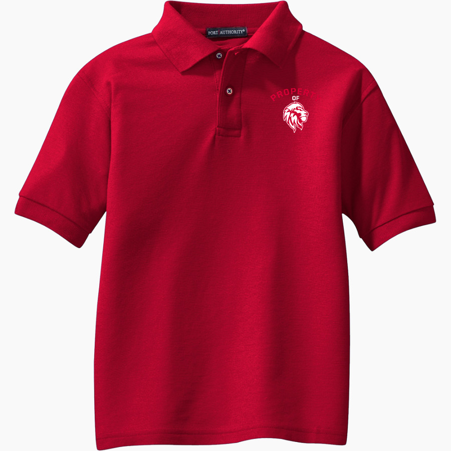 LEESBURG-FAIRFIELD HIGH SCHOOL LIONS <span class="pdp-name-mascot">LEESBURG - FAIRFIELD LIONS</span> Port Authority Youth Silk Touch Polo