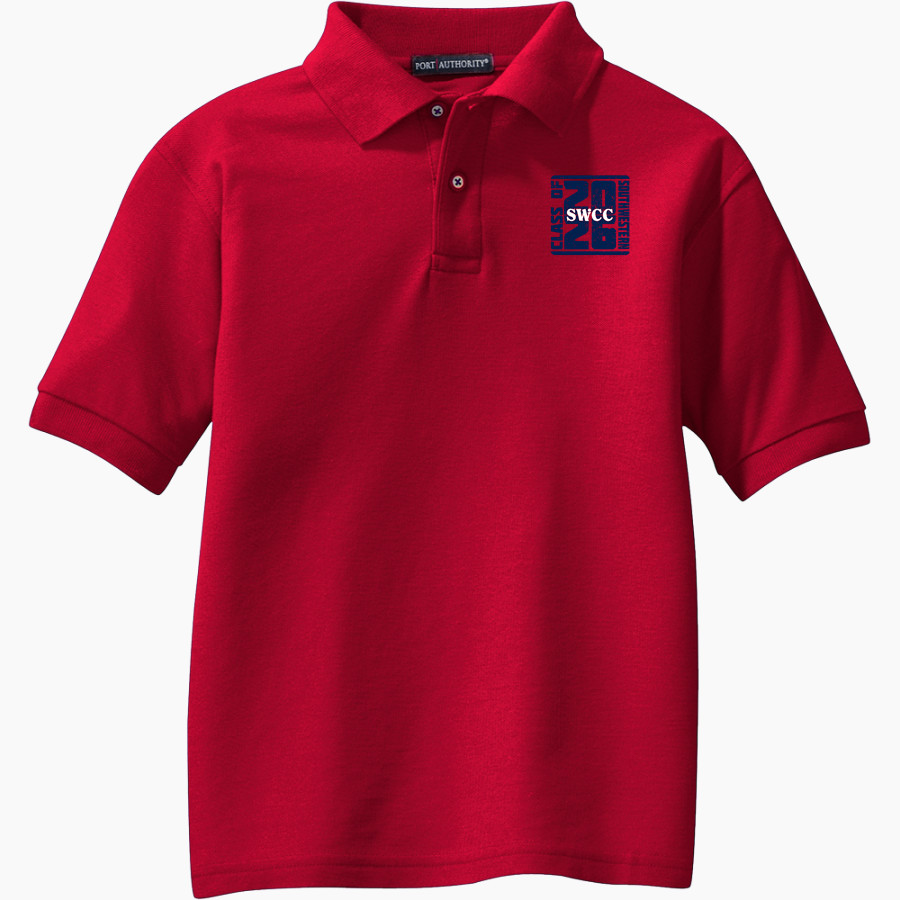 Southwestern Spartans <span class="pdp-name-mascot">Southwestern Spartans</span> Port Authority Youth Silk Touch Polo