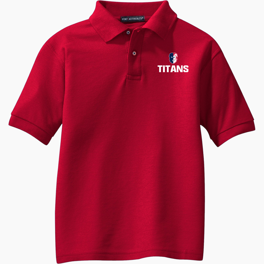Tesoro Titans Port Authority Youth Silk Touch Polo