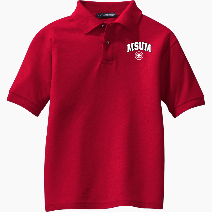 MSUM Dragons <span class="pdp-name-mascot">MSUM Dragons</span> Port Authority Youth Silk Touch Polo