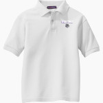 Brownsburg Hoops Bulldogs <span class="pdp-name-mascot">Brownsburg Hoops</span> Port Authority Youth Silk Touch Polo Front Thumbnail