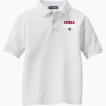 Perry Pumas <span class="pdp-name-mascot">Perry Pumas</span> Port Authority Youth Silk Touch Polo Front Thumbnail