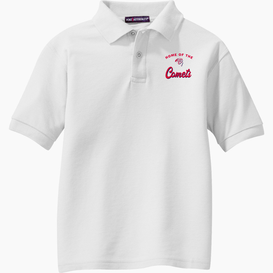 HANOVER-HORTON HIGH SCHOOL COMETS <span class="pdp-name-mascot">HANOVER - HORTON COMETS</span> Port Authority Youth Silk Touch Polo