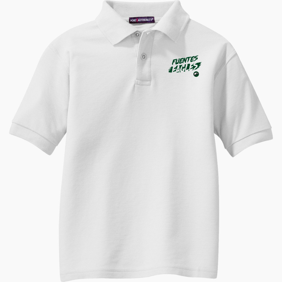 Fuentes Eagles Port Authority Youth Silk Touch Polo