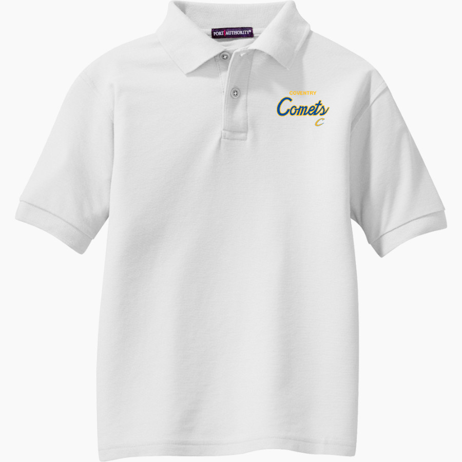 COVENTRY HIGH SCHOOL COMETS <span class="pdp-name-mascot">COVENTRY COMETS</span> Port Authority Youth Silk Touch Polo