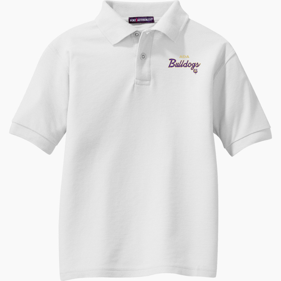 ADA HIGH SCHOOL BULLDOGS Port Authority Youth Silk Touch Polo
