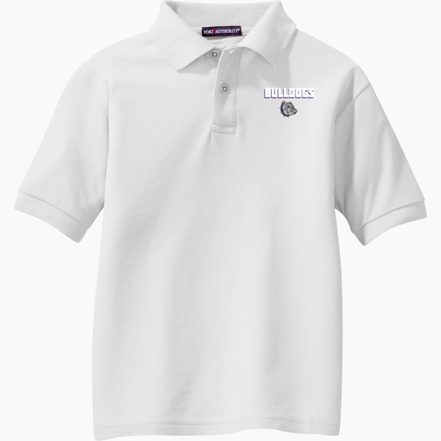 Brownsburg Hoops Bulldogs <span class="pdp-name-mascot">Brownsburg Hoops</span> Port Authority Youth Silk Touch Polo