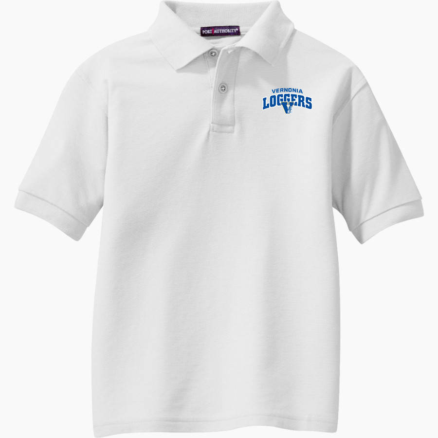 Vernonia Loggers <span class="pdp-name-mascot">Vernonia Loggers</span> Port Authority Youth Silk Touch Polo