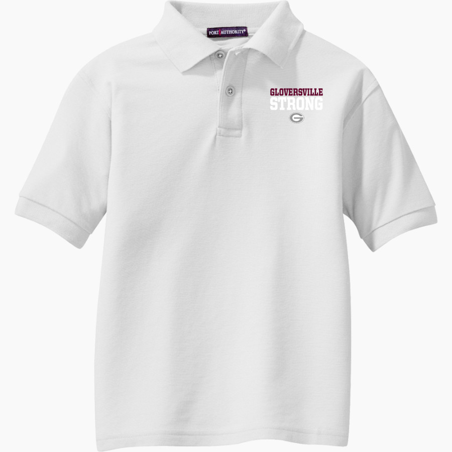 Gloversville High School <span class="pdp-name-mascot">Gloversville Dragon Huskies</span> Port Authority Youth Silk Touch Polo