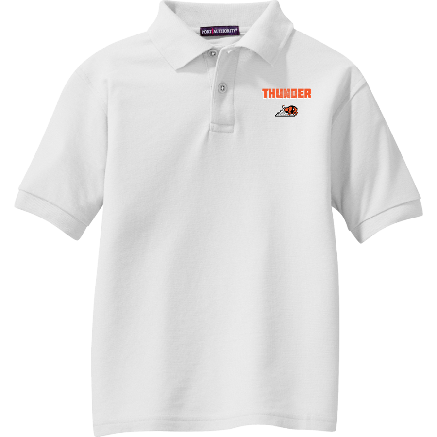 LAMAR HIGH SCHOOL Thunder <span class="pdp-name-mascot">LAMAR SAVAGES</span> Port Authority Youth Silk Touch Polo
