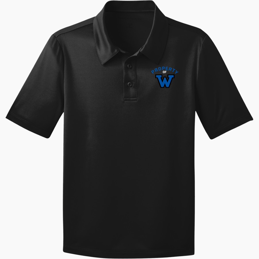 WINNISQUAM HIGH SCHOOL BEARS Port Authority Youth Silk Touch Performance Polo