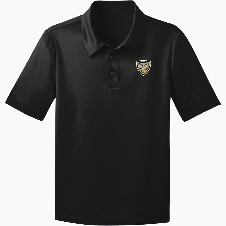Mt Vernon Marauders Port Authority Youth Silk Touch Performance Polo