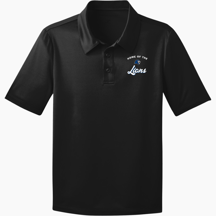 Linwood School Lions Port Authority Youth Silk Touch Performance Polo