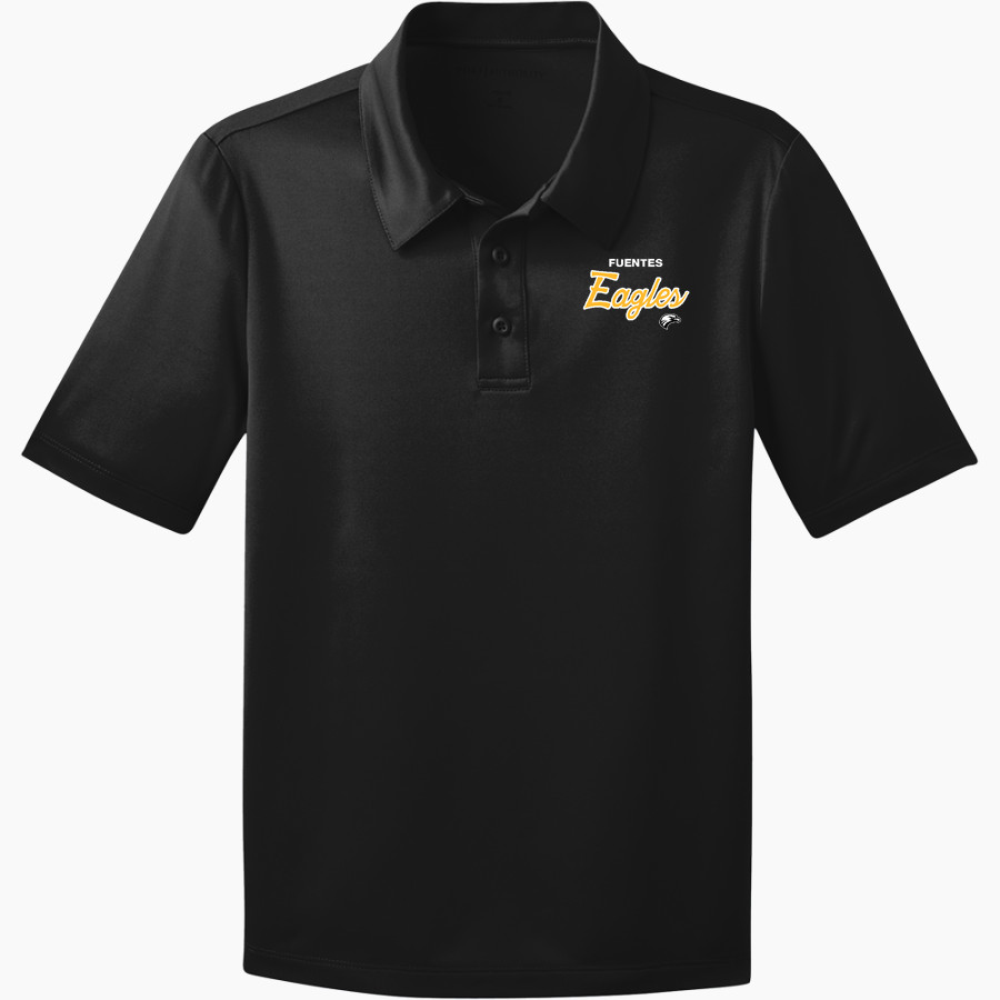 Fuentes Eagles Port Authority Youth Silk Touch Performance Polo