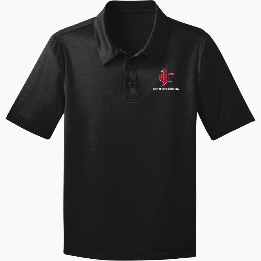 Jupiter Christian Eagles Port Authority Youth Silk Touch Performance Polo