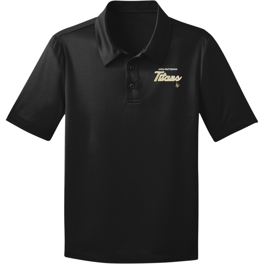 Avoca-Prattsburgh Titans <span class="pdp-name-mascot">Avoca-Prattsburgh</span> Port Authority Youth Silk Touch Performance Polo