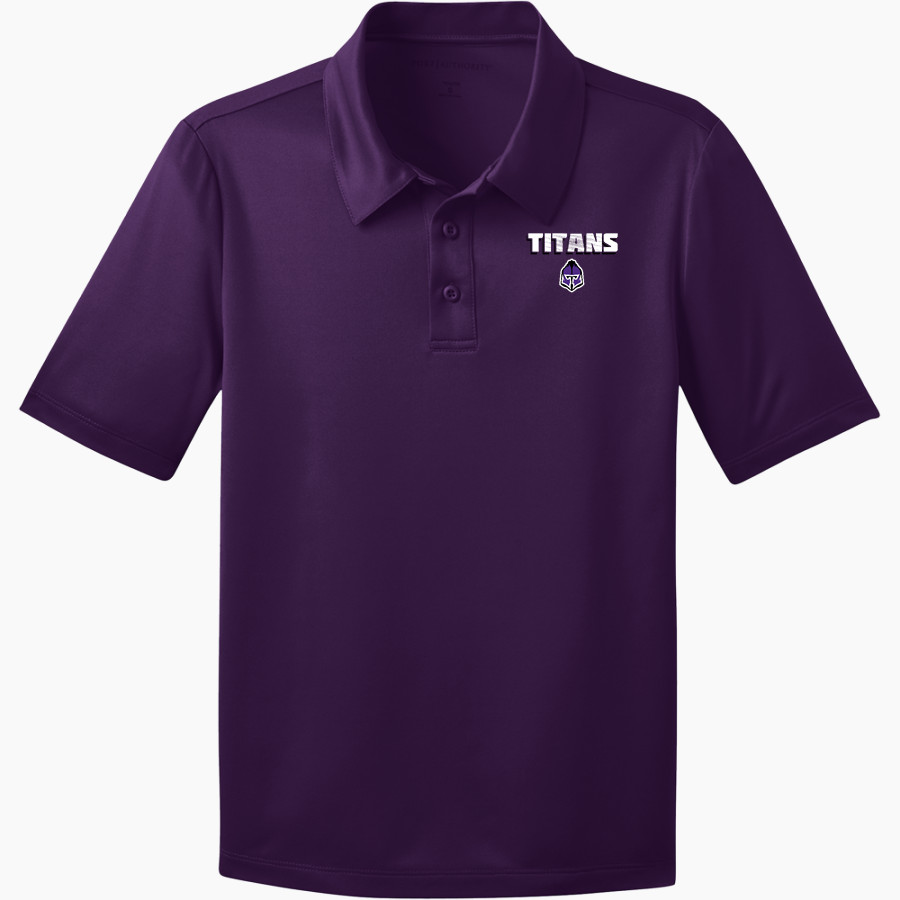 El Paso-Gridley Titans Port Authority Youth Silk Touch Performance Polo