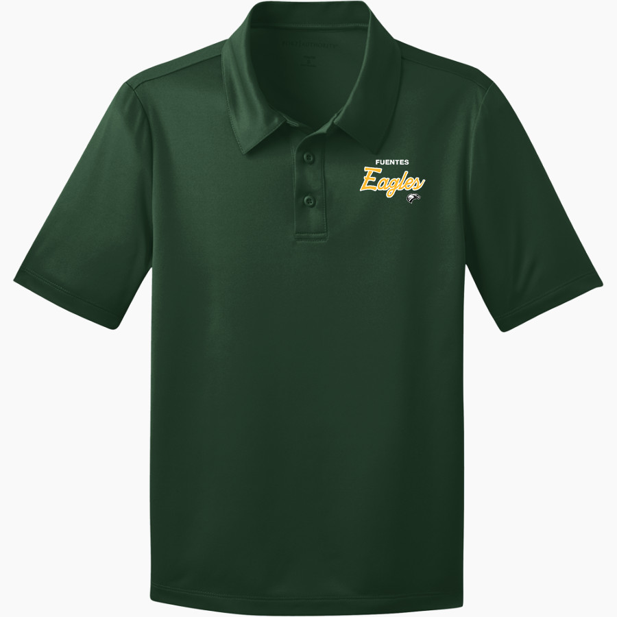 Fuentes Eagles Port Authority Youth Silk Touch Performance Polo