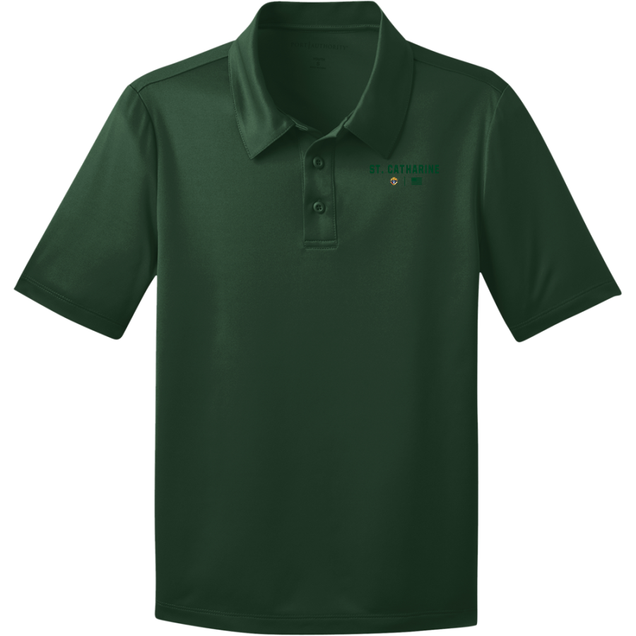 St. Catharine St. Catharine Knight <span class="pdp-name-mascot">St. Catharine Knights of Columbus</span> Port Authority Youth Silk Touch Performance Polo
