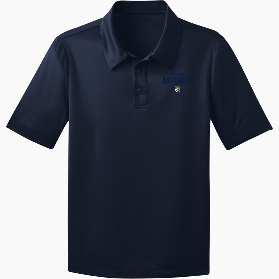 Antonito Trojans <span class="pdp-name-mascot">South Conejos Antonito Trojans</span> Port Authority Youth Silk Touch Performance Polo
