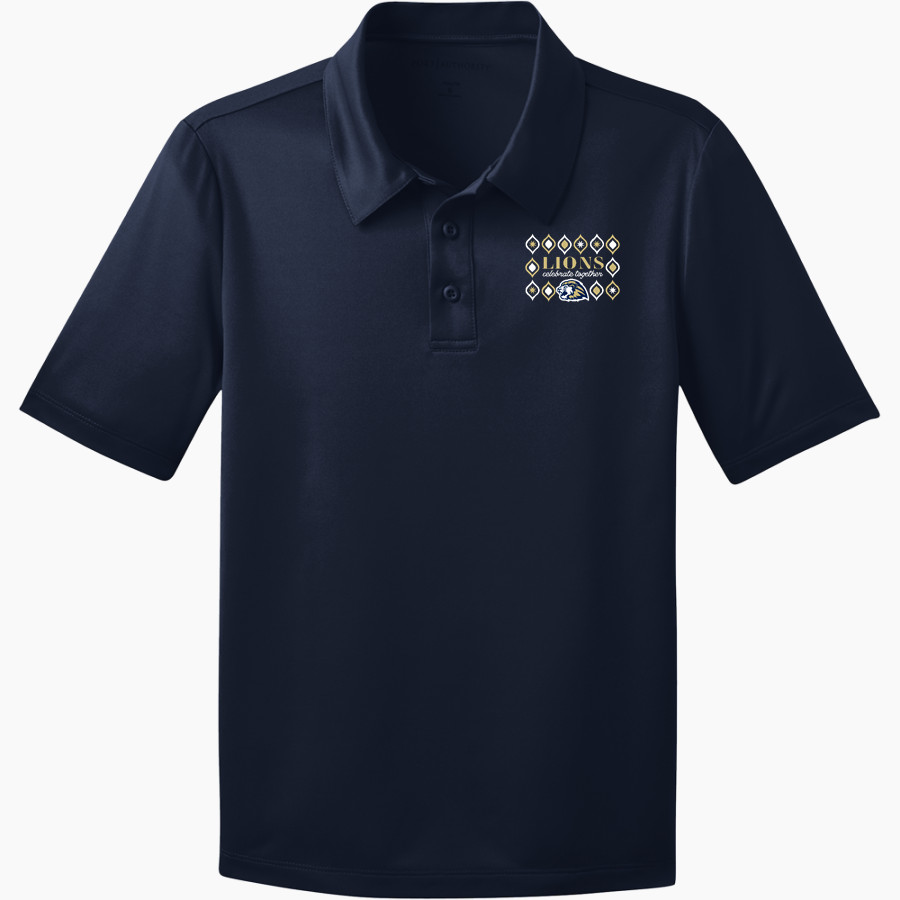 Calvary Lions Port Authority Youth Silk Touch Performance Polo