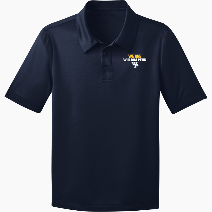 William Penn Statesmen <span class="pdp-name-mascot">William Penn Statesmen</span> Port Authority Youth Silk Touch Performance Polo