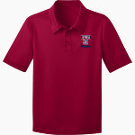 Tesoro Titans Port Authority Youth Silk Touch Performance Polo Front Thumbnail