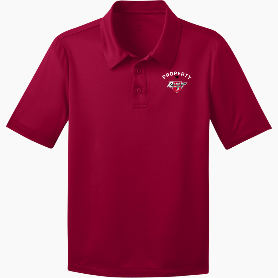 Rampage Soccer Club Rampage <span class="pdp-name-mascot">Rampage Soccer Club</span> Port Authority Youth Silk Touch Performance Polo