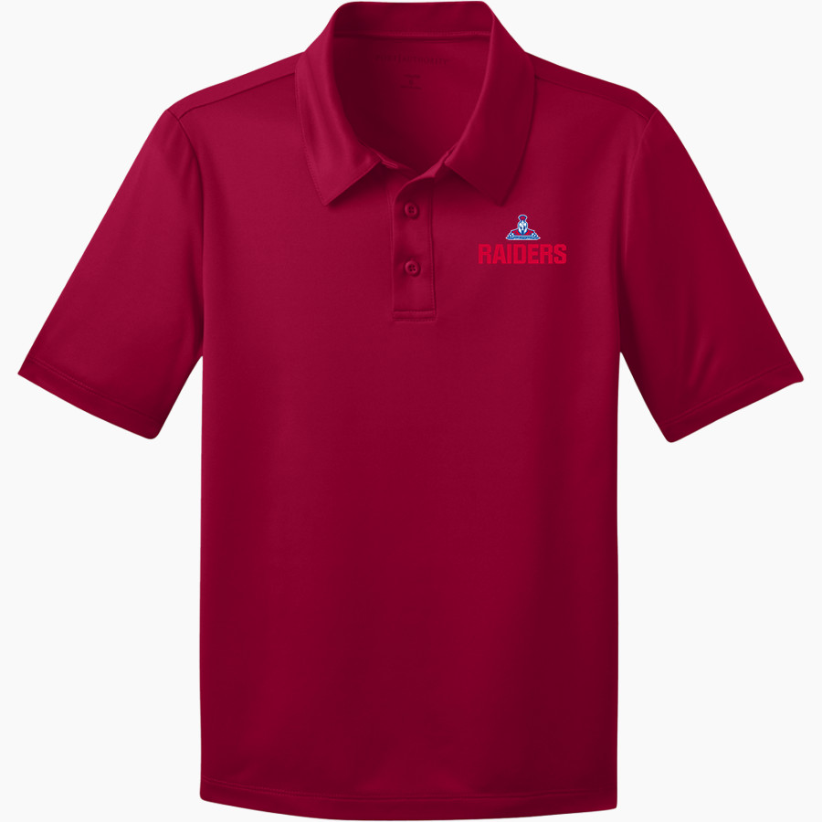 Massena Red Raiders <span class="pdp-name-mascot">Massena Raiders</span> Port Authority Youth Silk Touch Performance Polo