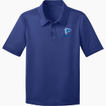 AMHERST HIGH SCHOOL FALCONS <span class="pdp-name-mascot">AMHERST FALCONS</span> Port Authority Youth Silk Touch Performance Polo Front Thumbnail