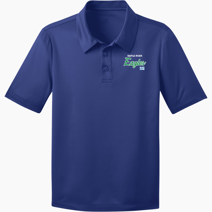 Maple River Eagles <span class="pdp-name-mascot">Maple River Eagles</span> Port Authority Youth Silk Touch Performance Polo