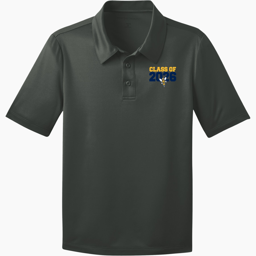 Rochester YellowJackets <span class="pdp-name-mascot">University of Rochester Athletics</span> Port Authority Youth Silk Touch Performance Polo
