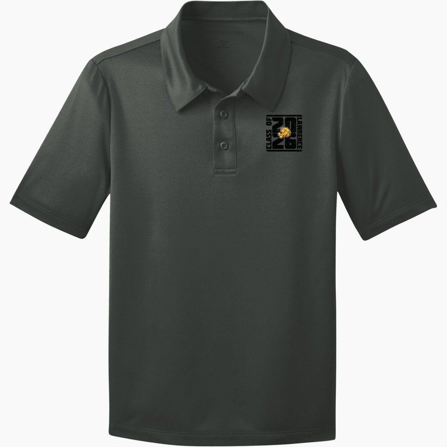 LAWRENCE HIGH SCHOOL LIONS <span class="pdp-name-mascot">LAWRENCE LIONS</span> Port Authority Youth Silk Touch Performance Polo