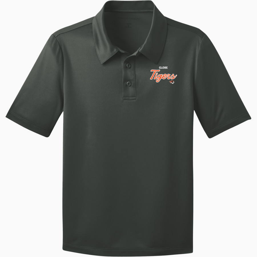 Globe Tigers Port Authority Youth Silk Touch Performance Polo