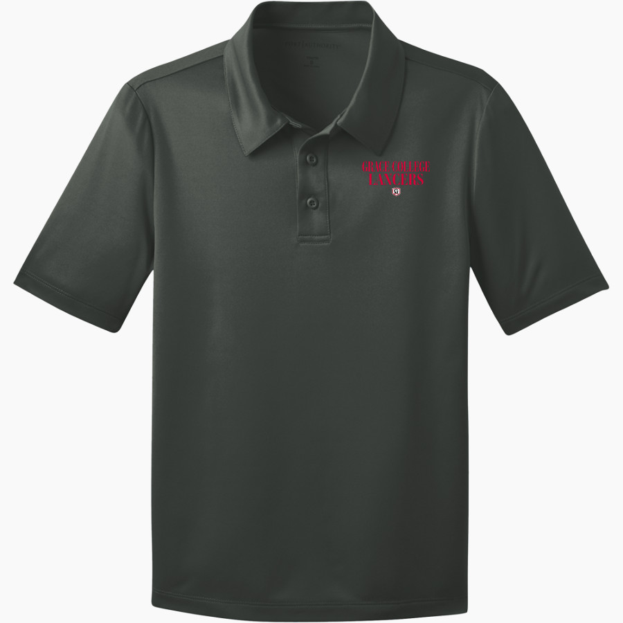 Grace College Lancers <span class="pdp-name-mascot">Grace College Lancers</span> Port Authority Youth Silk Touch Performance Polo