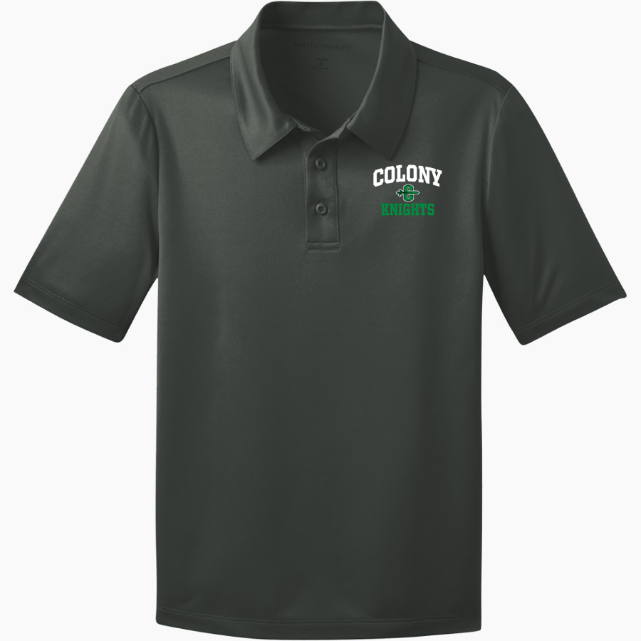 COLONY HIGH SCHOOL KNIGHTS <span class="pdp-name-mascot">COLONY KNIGHTS</span> Port Authority Youth Silk Touch Performance Polo