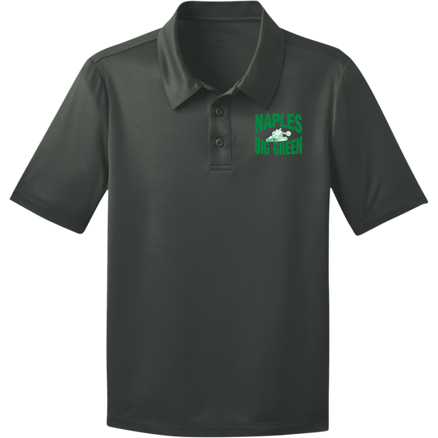 Naples Big Green <span class="pdp-name-mascot">Naples Big Green</span> Port Authority Youth Silk Touch Performance Polo