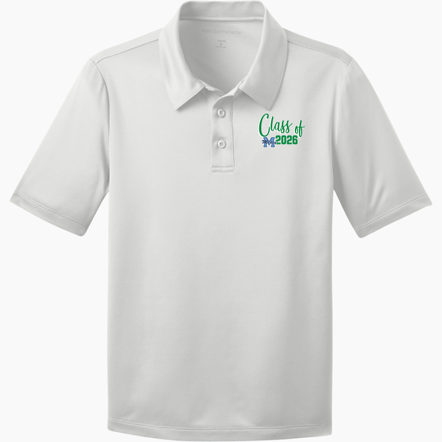 Mount Alvernia Academy Hawks Port Authority Youth Silk Touch Performance Polo