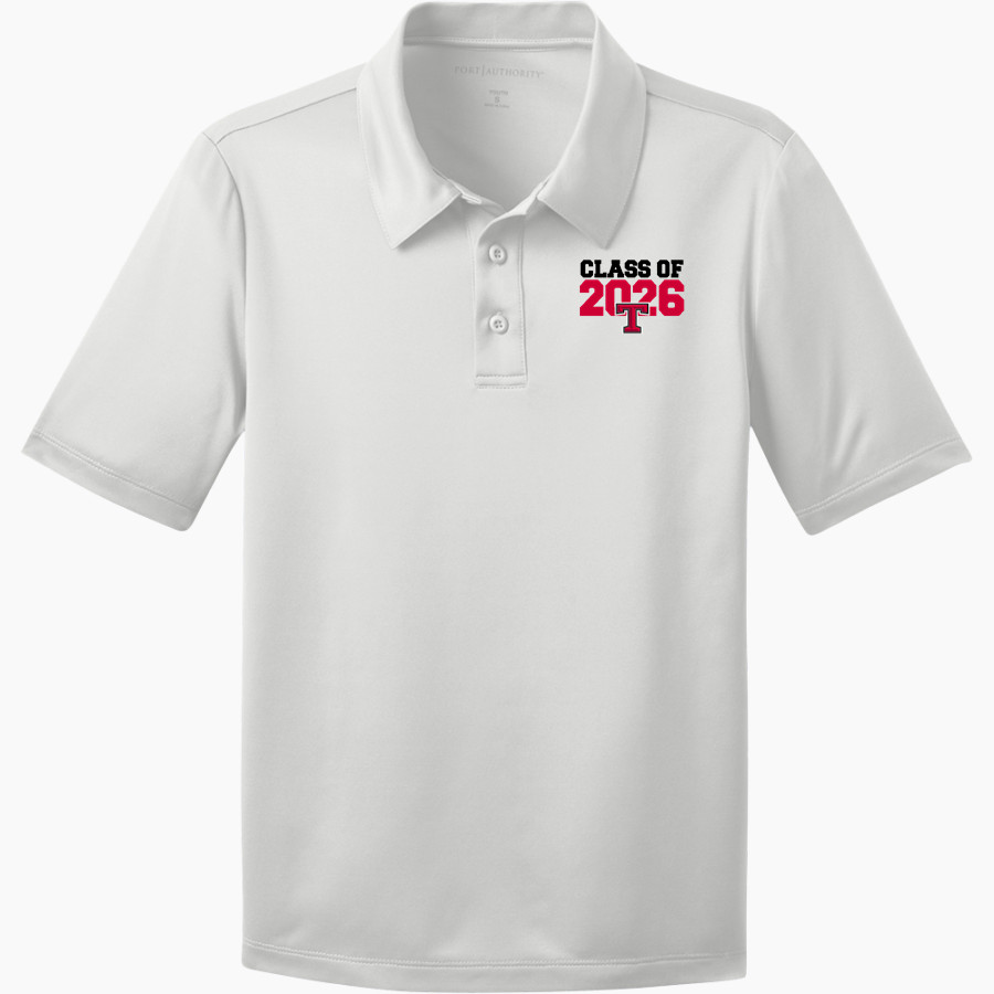 Thompson Warriors The Official Online Store <span class="pdp-name-mascot">THOMPSON WARRIORS</span> Port Authority Youth Silk Touch Performance Polo