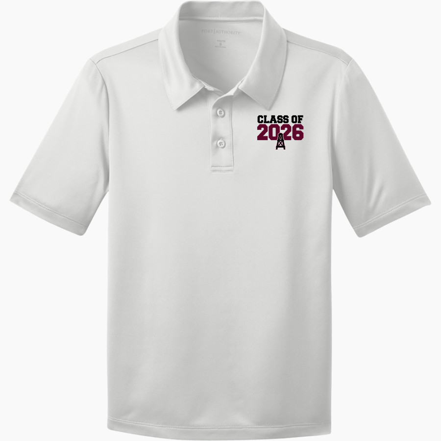 PEARLAND HIGH SCHOOL OILERS Port Authority Youth Silk Touch Performance Polo
