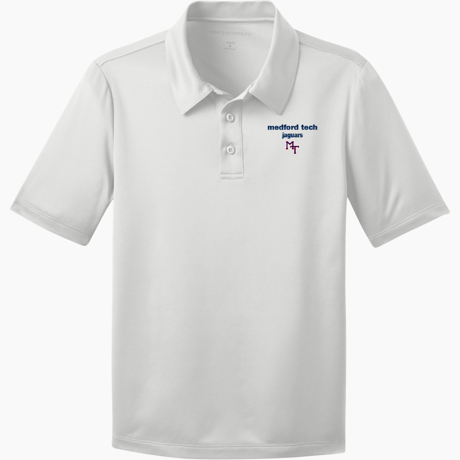 Medford Tech Jaguars <span class="pdp-name-mascot">Medford Tech High School Jaguars</span> Port Authority Youth Silk Touch Performance Polo