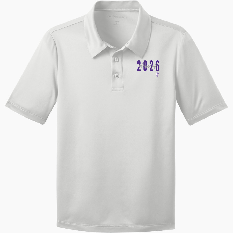Collinsville Kahoks Port Authority Youth Silk Touch Performance Polo
