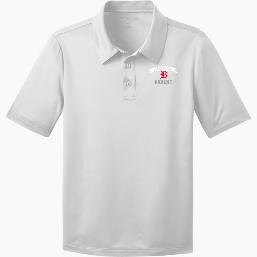 Baylor School Red Raiders <span class="pdp-name-mascot">Baylor School Red Raiders</span> Port Authority Youth Silk Touch Performance Polo