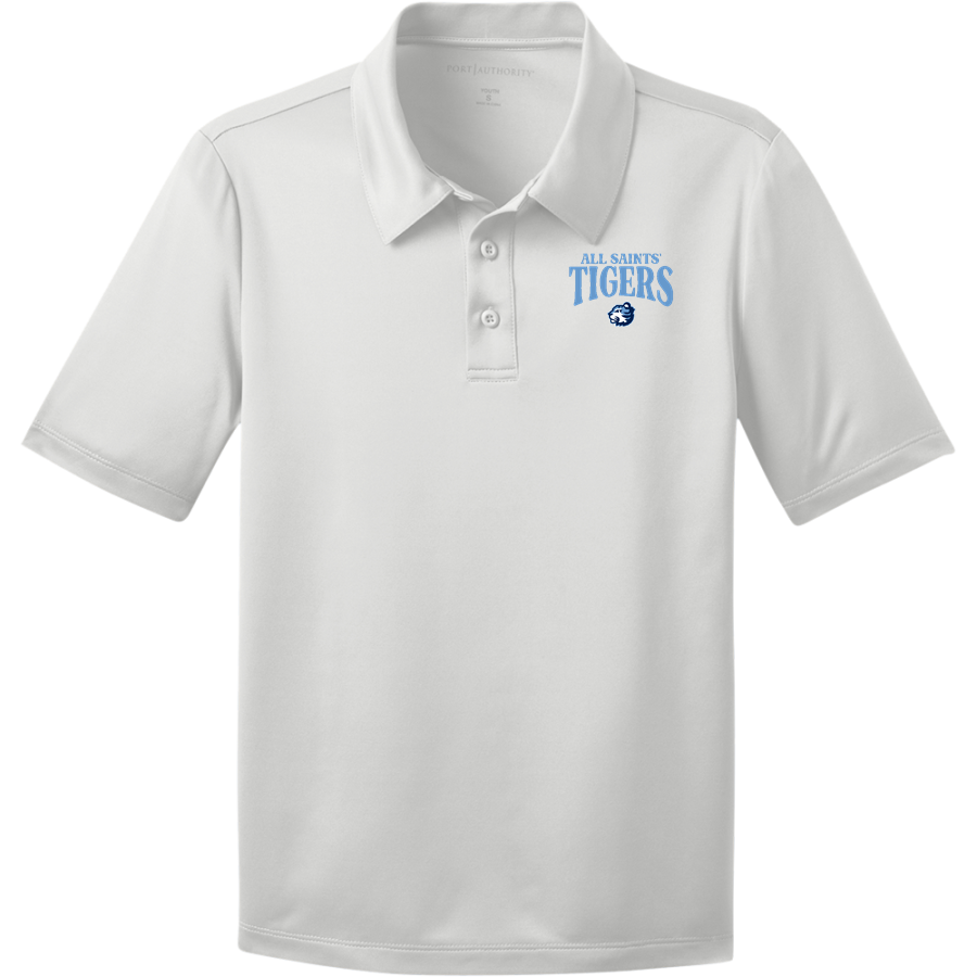 All Saints' Tigers <span class="pdp-name-mascot">All Saints' Tigers</span> Port Authority Youth Silk Touch Performance Polo